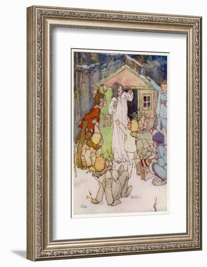 Wendy and Her Wendy House-Alice B. Woodward-Framed Photographic Print