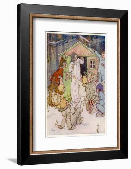 Wendy and Her Wendy House-Alice B. Woodward-Framed Photographic Print