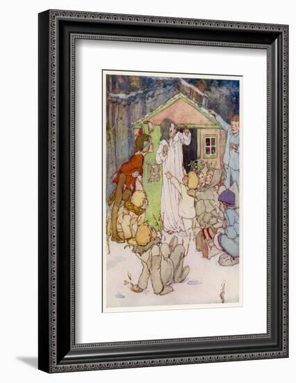 Wendy and Her Wendy House-Alice B. Woodward-Framed Photographic Print