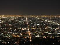 Los Angeles at Night, Los Angeles, California, United States of America, North America-Wendy Connett-Photographic Print