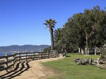 Beach, Santa Monica, Malibu Mountains, Los Angeles, California, Usa-Wendy Connett-Photographic Print