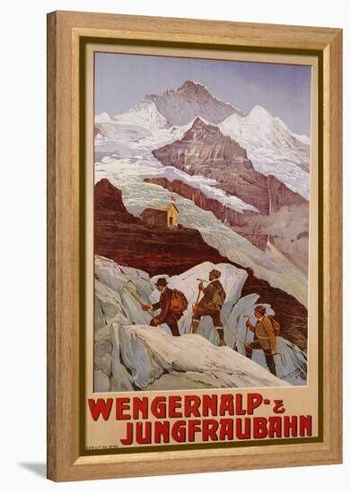 Wengernalp & Jungfraubahn, circa 1900-Anton Reckziegel-Framed Premier Image Canvas