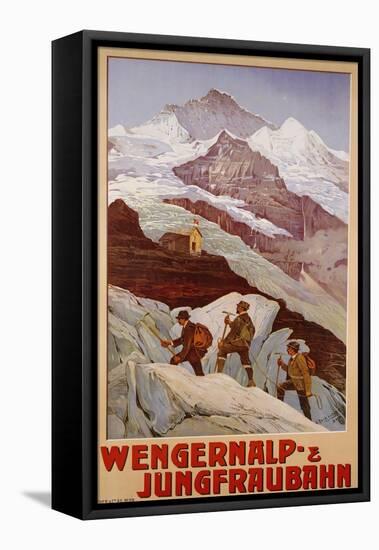 Wengernalp & Jungfraubahn, circa 1900-Anton Reckziegel-Framed Premier Image Canvas
