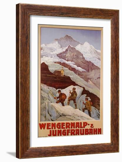 Wengernalp & Jungfraubahn, circa 1900-Anton Reckziegel-Framed Giclee Print