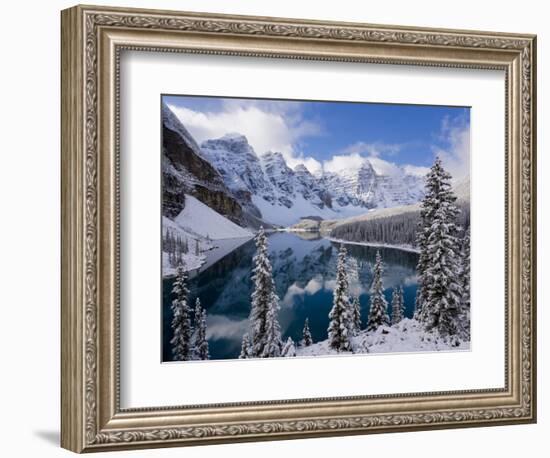 Wenkchemna Peaks and Moraine Lake, Banff National Park, Alberta, Canada-Gavin Hellier-Framed Photographic Print