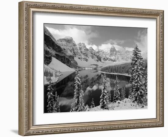 Wenkchemna Peaks and Moraine Lake, Banff National Park, Alberta, Canada-Gavin Hellier-Framed Photographic Print