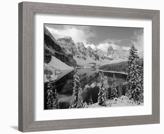 Wenkchemna Peaks and Moraine Lake, Banff National Park, Alberta, Canada-Gavin Hellier-Framed Photographic Print