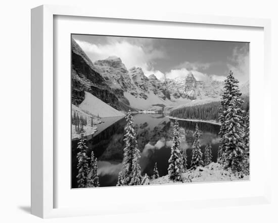 Wenkchemna Peaks and Moraine Lake, Banff National Park, Alberta, Canada-Gavin Hellier-Framed Photographic Print