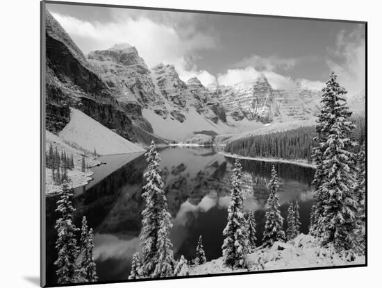 Wenkchemna Peaks and Moraine Lake, Banff National Park, Alberta, Canada-Gavin Hellier-Mounted Photographic Print