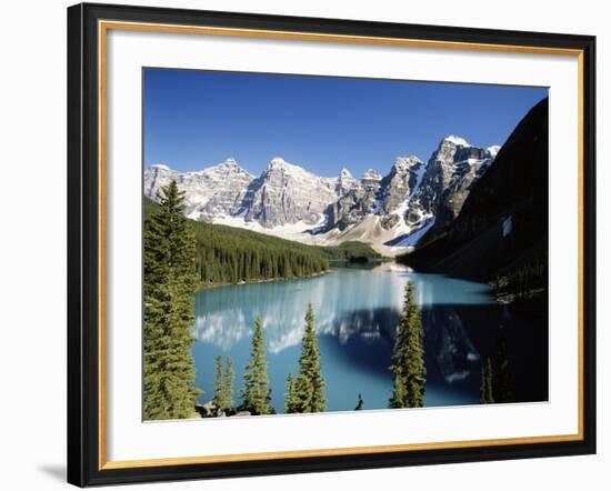 Wenkchemna Peaks and Moraine Lake, Banff NP, Alberta, Canada-Adam Jones-Framed Photographic Print
