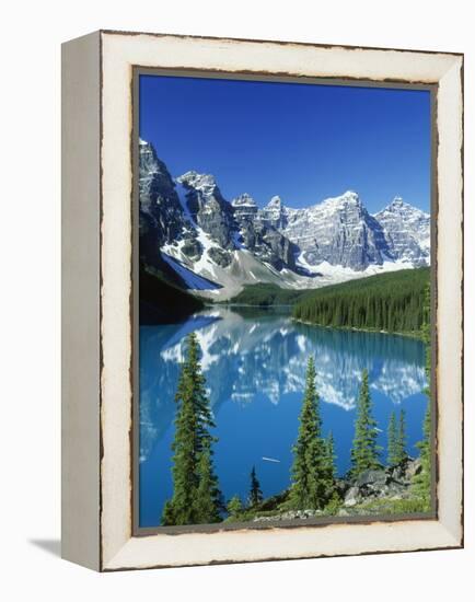 Wenkchemna Peaks and Moraine Lake, Banff NP, Alberta, Canada-Adam Jones-Framed Premier Image Canvas