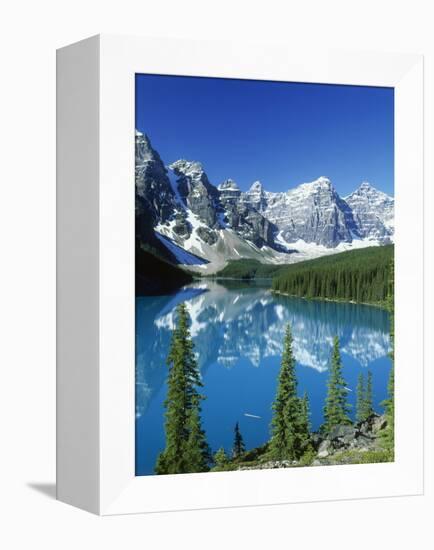 Wenkchemna Peaks and Moraine Lake, Banff NP, Alberta, Canada-Adam Jones-Framed Premier Image Canvas