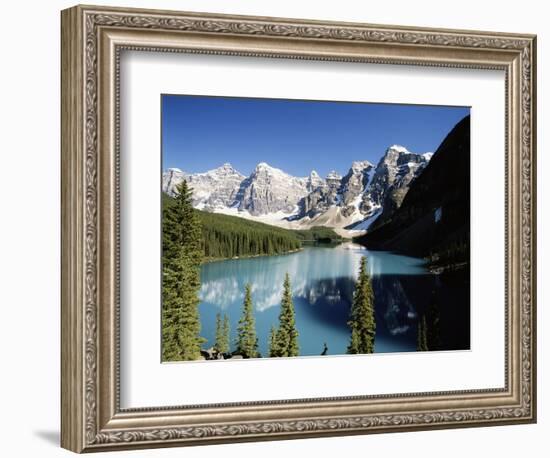 Wenkchemna Peaks and Moraine Lake, Banff NP, Alberta, Canada-Adam Jones-Framed Photographic Print