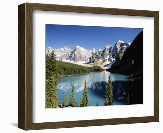 Wenkchemna Peaks and Moraine Lake, Banff NP, Alberta, Canada-Adam Jones-Framed Photographic Print