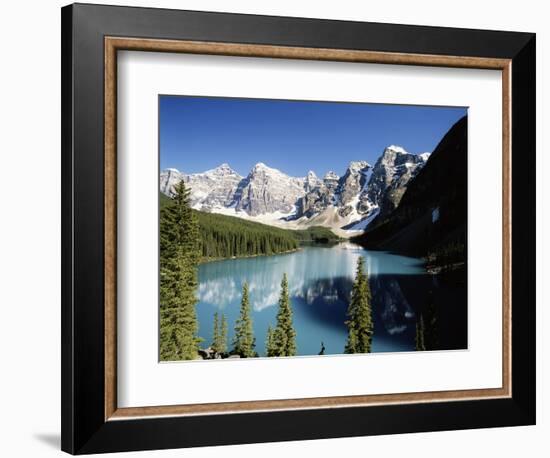 Wenkchemna Peaks and Moraine Lake, Banff NP, Alberta, Canada-Adam Jones-Framed Photographic Print