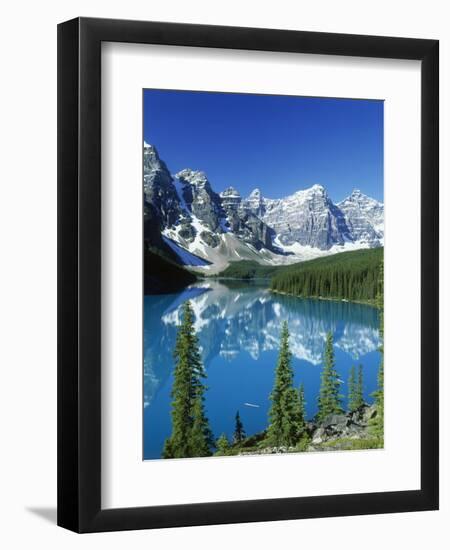 Wenkchemna Peaks and Moraine Lake, Banff NP, Alberta, Canada-Adam Jones-Framed Photographic Print