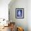 Wentletrap Shell (indigo)-Bert Myers-Framed Art Print displayed on a wall