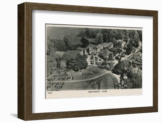 'Wentworth Club', c1940-Unknown-Framed Photographic Print