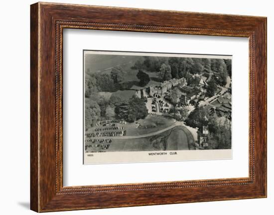 'Wentworth Club', c1940-Unknown-Framed Photographic Print