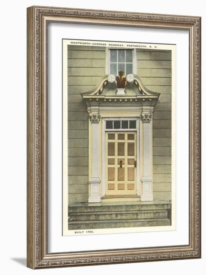 Wentworth-Gardner Doorway, Portsmouth, New Hampshire-null-Framed Art Print