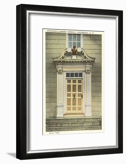 Wentworth-Gardner Doorway, Portsmouth, New Hampshire-null-Framed Art Print