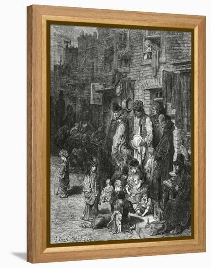 Wentworth Street, Whitechapel-Gustave Doré-Framed Premier Image Canvas