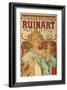 Werbeplakat Fuer "Champagne Ruinart" Paris, 1897-Alphonse Mucha-Framed Giclee Print