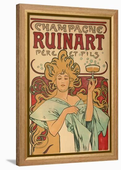 Werbeplakat Fuer "Champagne Ruinart" Paris, 1897-Alphonse Mucha-Framed Premier Image Canvas