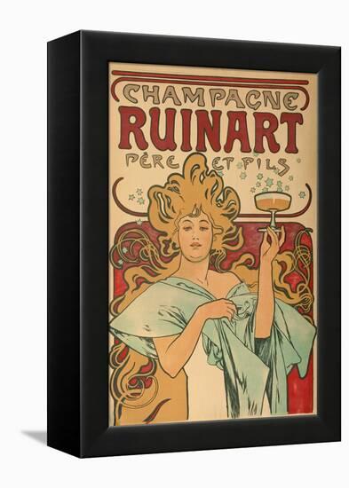 Werbeplakat Fuer "Champagne Ruinart" Paris, 1897-Alphonse Mucha-Framed Premier Image Canvas