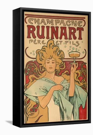 Werbeplakat Fuer "Champagne Ruinart" Paris, 1897-Alphonse Mucha-Framed Premier Image Canvas