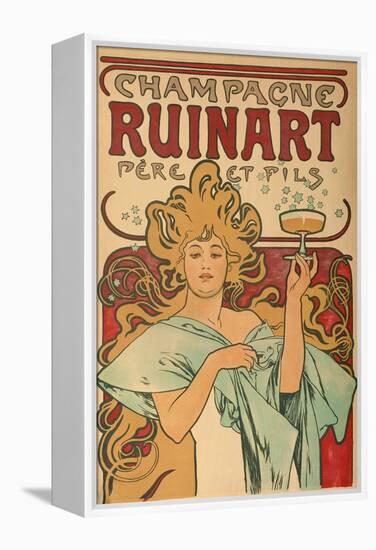 Werbeplakat Fuer "Champagne Ruinart" Paris, 1897-Alphonse Mucha-Framed Premier Image Canvas