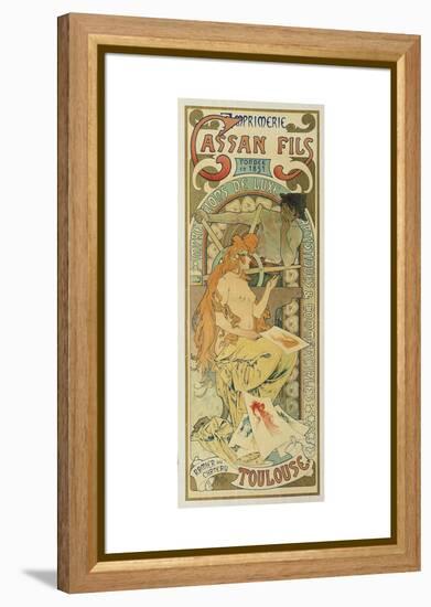 Werbeplakat Fuer Das Druckhaus "Cassan Fils", 1897-Henri de Toulouse-Lautrec-Framed Premier Image Canvas