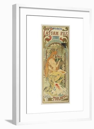 Werbeplakat Fuer Das Druckhaus "Cassan Fils", 1897-Henri de Toulouse-Lautrec-Framed Giclee Print