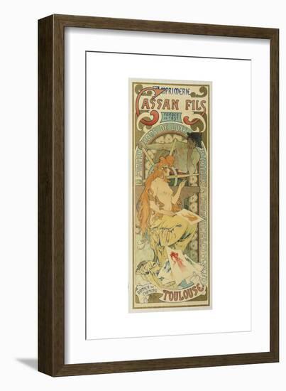 Werbeplakat Fuer Das Druckhaus "Cassan Fils", 1897-Henri de Toulouse-Lautrec-Framed Giclee Print