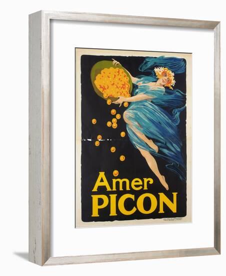 Werbeplakat für den Aperitif Amer Picon. Gedruckt von Carlos Courmont, Paris-null-Framed Giclee Print
