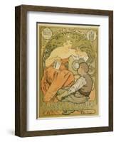 Werbeplakat Fuer Die "Société Populaire Des Beaux-Art", 1897-Alphonse Mucha-Framed Giclee Print