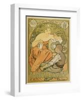 Werbeplakat Fuer Die "Société Populaire Des Beaux-Art", 1897-Alphonse Mucha-Framed Giclee Print