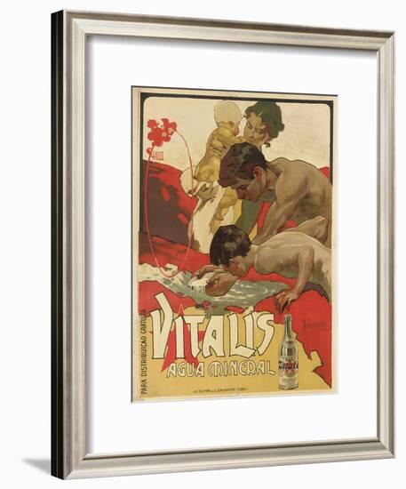 Werbung für das Mineralwasser 'Vitalis'. 1895-Adolf Hohenstein-Framed Giclee Print