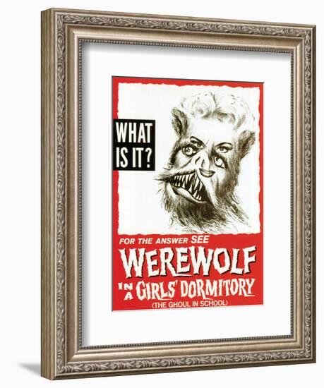 Werewolf In A Girls' Dormitory - 1961-null-Framed Giclee Print