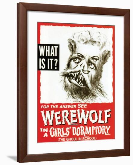 Werewolf In A Girls' Dormitory - 1961-null-Framed Giclee Print