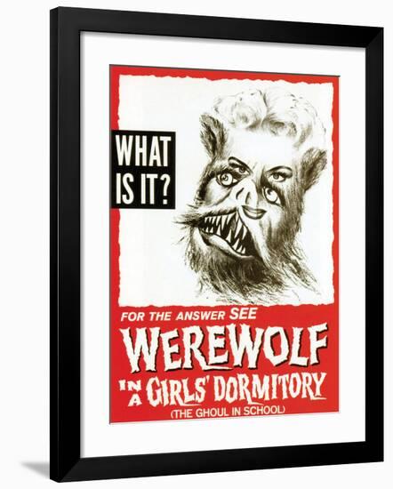 Werewolf In A Girls' Dormitory - 1961-null-Framed Giclee Print