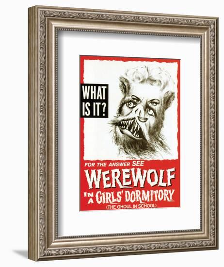 Werewolf In A Girls' Dormitory - 1961-null-Framed Giclee Print