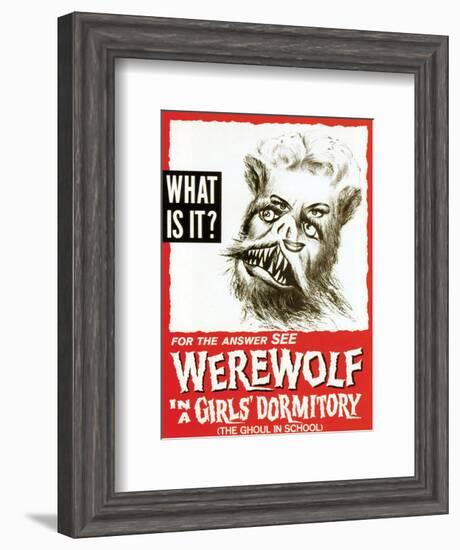 Werewolf In A Girls' Dormitory - 1961-null-Framed Giclee Print