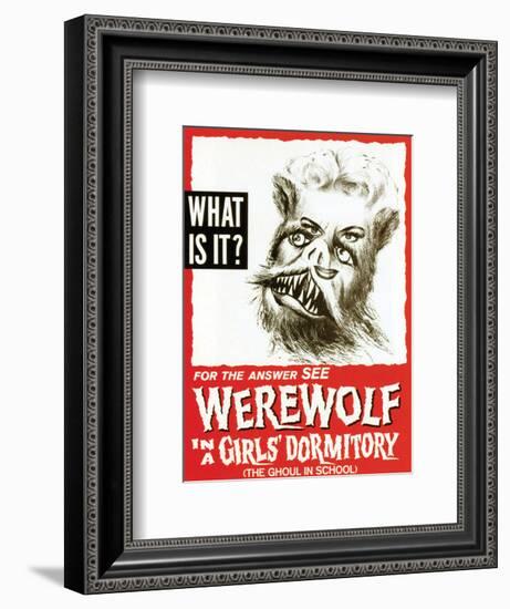 Werewolf In A Girls' Dormitory - 1961-null-Framed Giclee Print