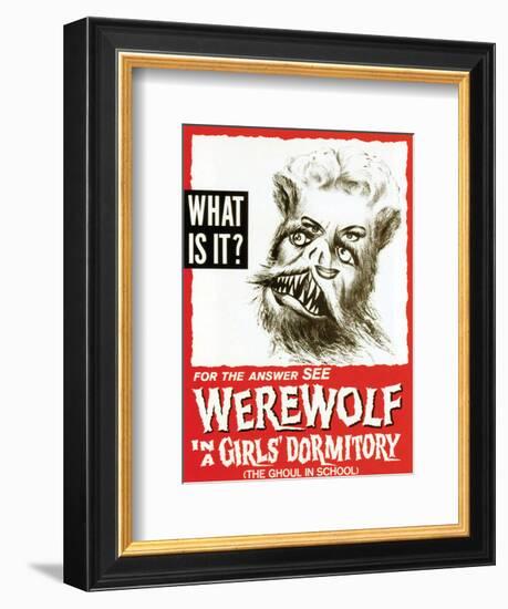 Werewolf In A Girls' Dormitory - 1961-null-Framed Giclee Print