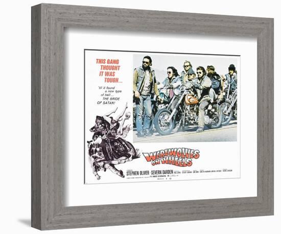 Werewolves on Wheels, Stephen Oliver, 1971-null-Framed Premium Giclee Print