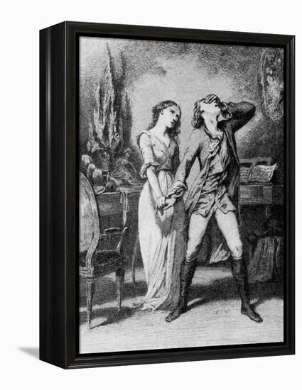 Werther-Tony Johannot-Framed Premier Image Canvas