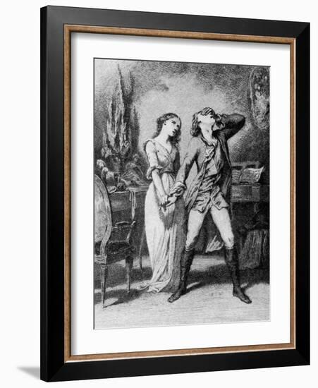 Werther-Tony Johannot-Framed Giclee Print