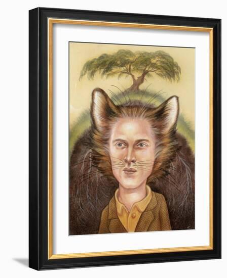 Wes Anderson, 2009 (Acrylic on Illustration Board)-Anita Kunz-Framed Giclee Print