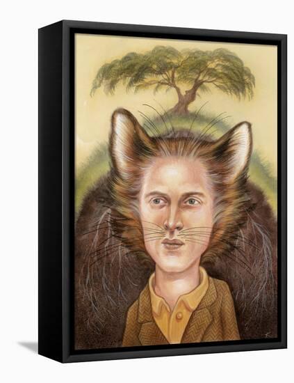 Wes Anderson, 2009 (Acrylic on Illustration Board)-Anita Kunz-Framed Premier Image Canvas